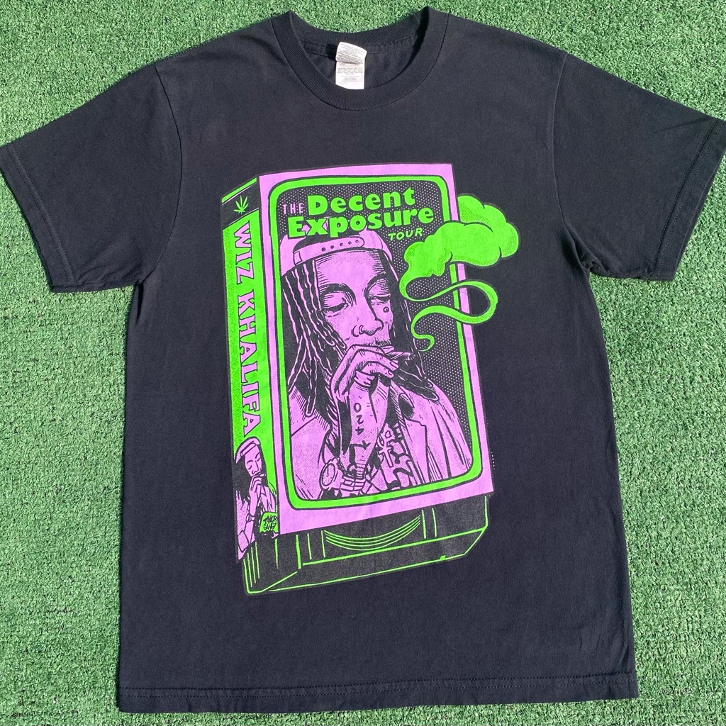 Wiz Khalifa 2019 Decent Exposure Tour Double Sided T Shirt Women’s Size Small